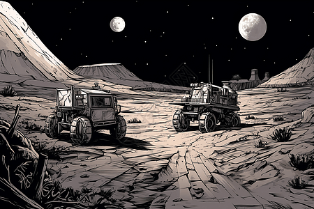 月球车探索任务图片