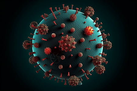 病毒医疗创意背景背景图片