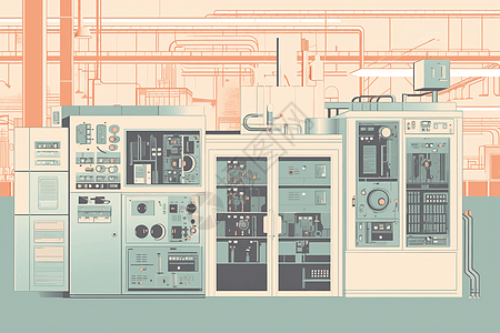 工厂机房主机图片