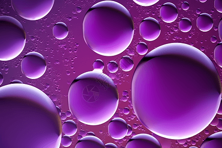 水晶球体紫色抽象背景图片
