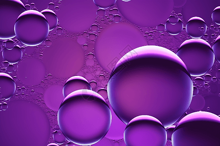 气泡紫色抽象背景图片