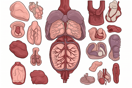 人体器官拆解图片