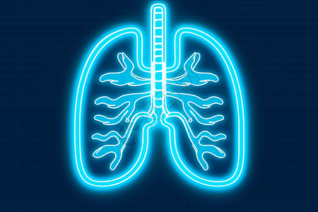 霓虹光线肺部图片