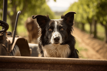 工作中的边境牧羊犬图片