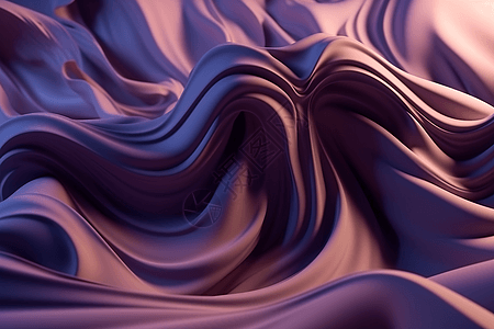紫色抽象3D流体图案图片