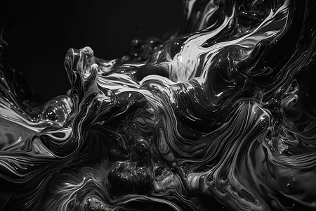 抽象流体流动的场景图片