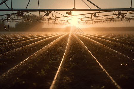 农场自动灌溉系统图片