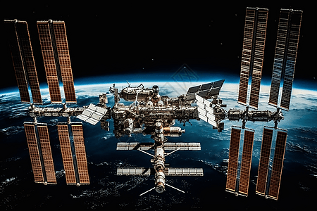 国际空间站渲染图图片
