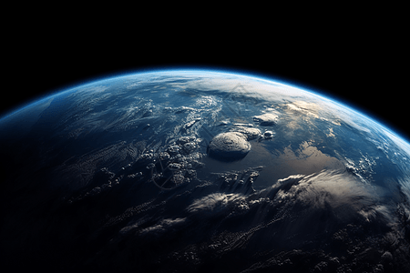 太空看地球壮丽景色图片