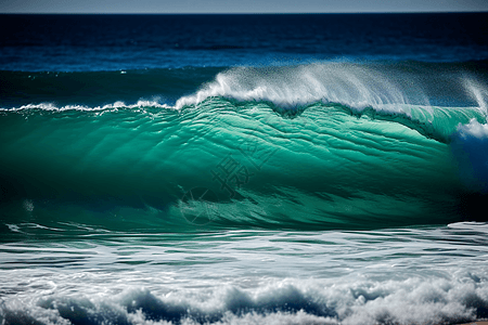 汹涌的海浪图图片