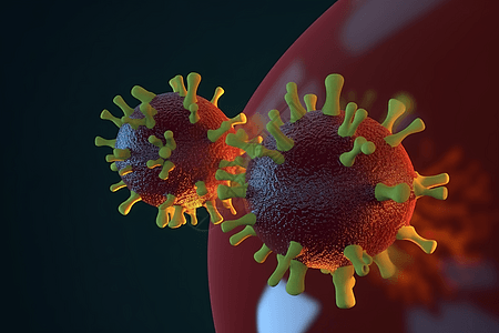 3D病毒场景图片