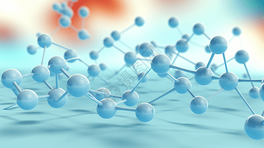 医学分子结构背景背景图片