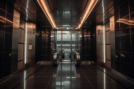 电梯和自动扶梯3D图图片