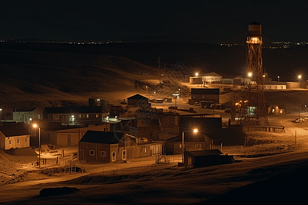 生产的煤矿背景图片