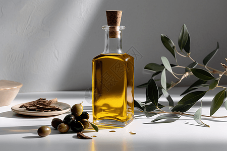 橄榄油产品背景图片