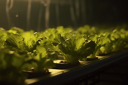 水培蔬菜背景图片