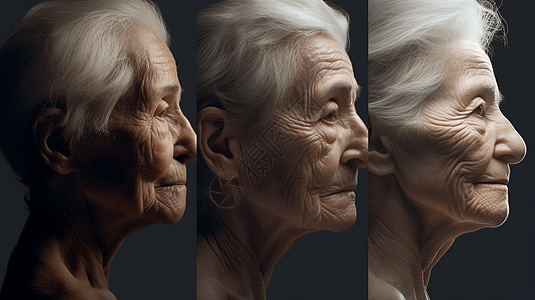 衰老过程图图片