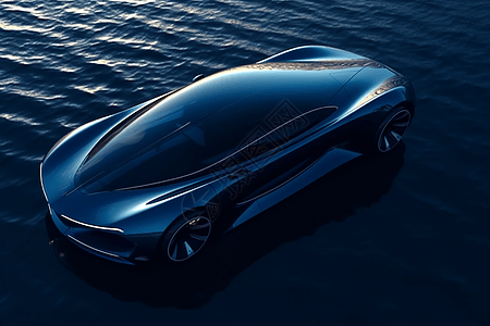 水上行驶的概念汽车图片