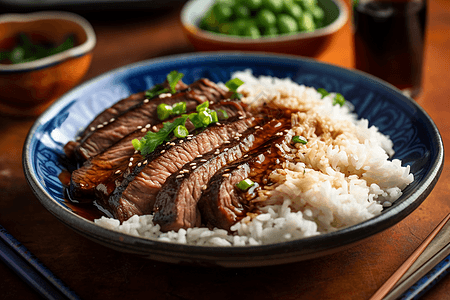 豪华牛丼饭图片