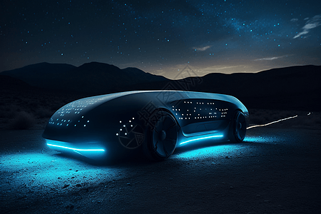 未来感的科技汽车图片