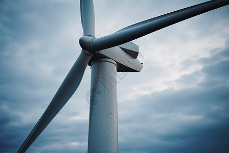 风力涡轮机复杂的工程图片
