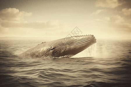 白鲸的老式照片图片