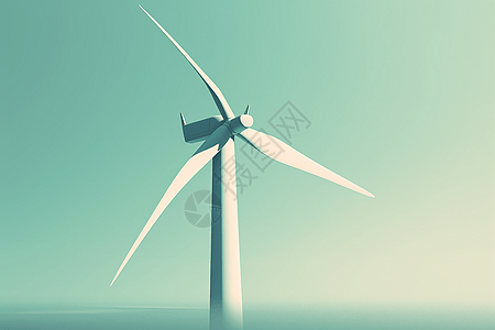 风力涡轮机的设计背景图片