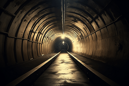 工业地下隧道3D场景图片