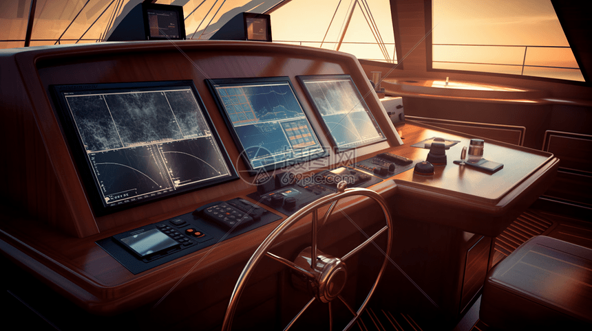 游艇导航系统设备图片