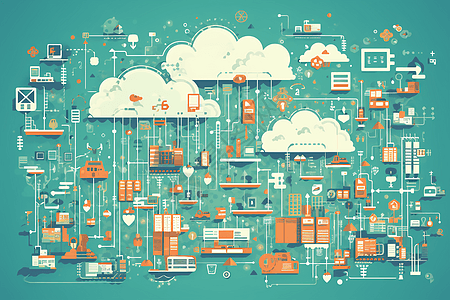 数字革命核心的云计算图片