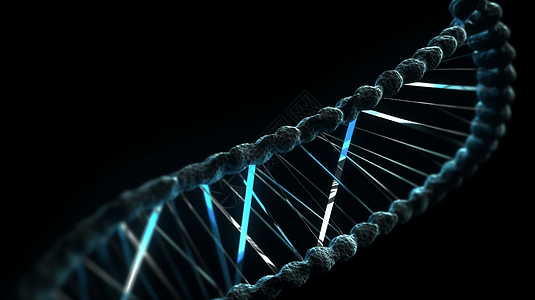 蓝光DNA链图片