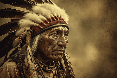 印第安酋长图片