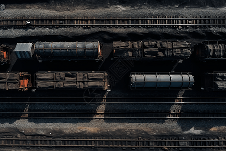 大型煤矿运输图片