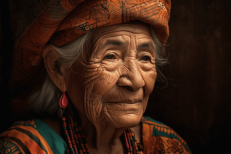 拉丁美洲老年妇女图片