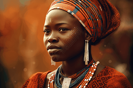 非洲部落女人图片