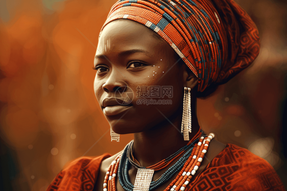 非洲部落女人图片