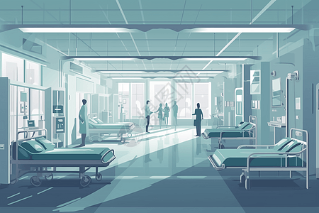 安静的医院室内图片