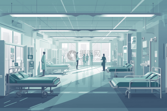 安静的医院室内图片