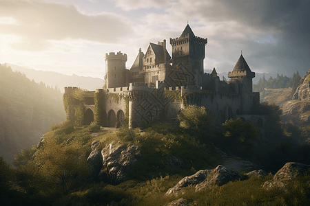 中世纪城堡图片