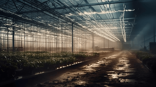 新能源室内农业3D概念图图片
