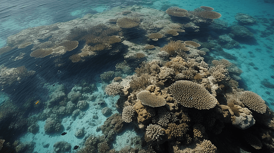 海洋珊瑚礁图片