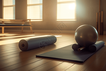 瑜伽垫的特写瑜伽垫的特写背景图片