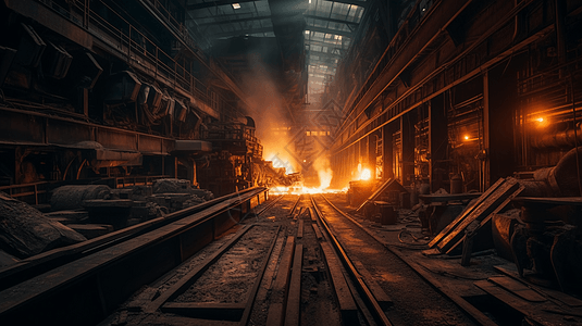 金属加工厂的内部图图片
