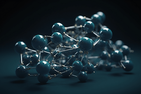 复杂分子的3D可视化图片