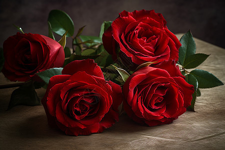 美丽红玫瑰图片