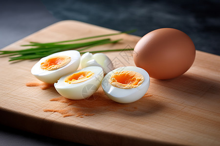 煮熟的鸡蛋特写图图片