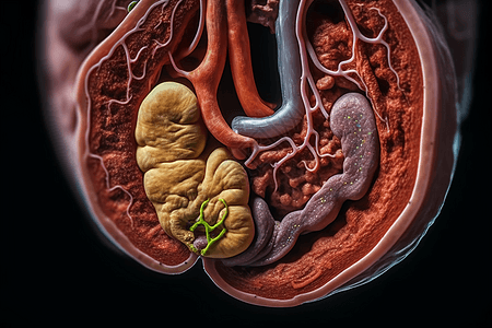内脏解剖图图片
