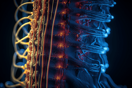 脊髓里的神经图片