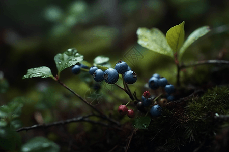 蓝莓种植园图片