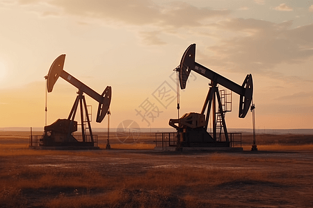石油石化油田开采石油背景